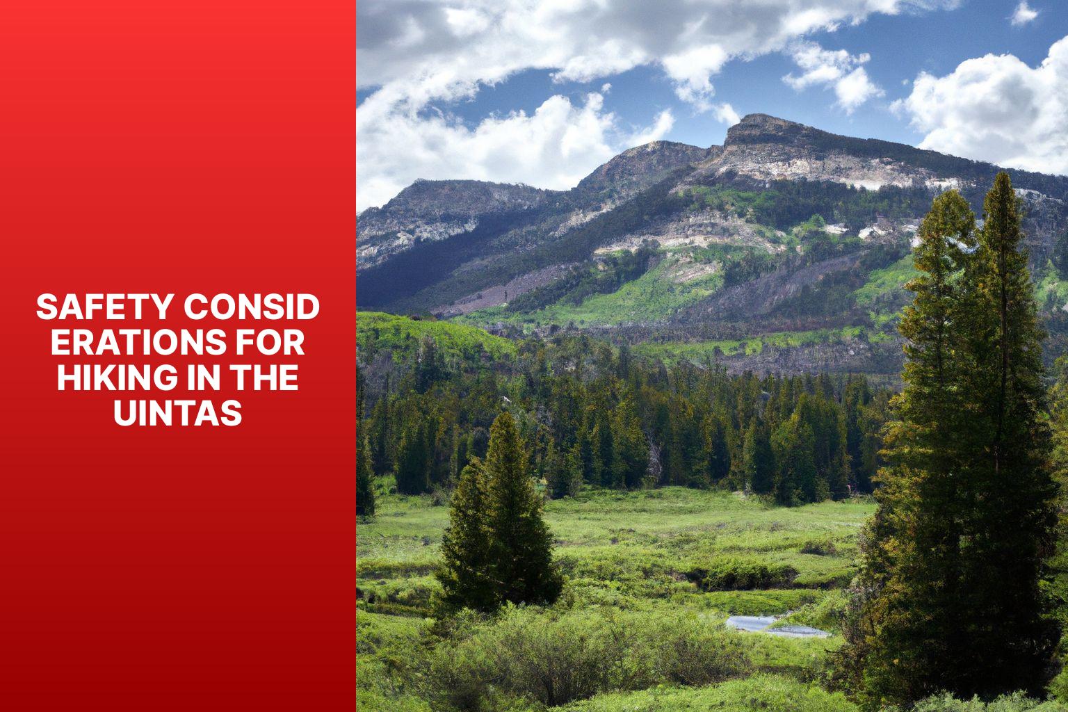 Safety Considerations for Hiking in the Uintas - Hikes in the Uintas 
