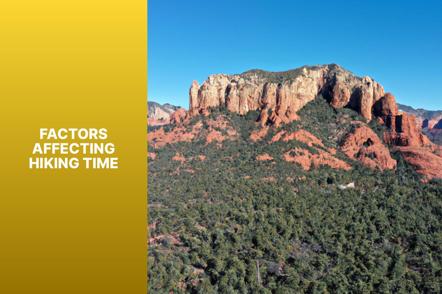 Factors Affecting Hiking Time - How Long Does It Take to Hike Cathedral Rock 