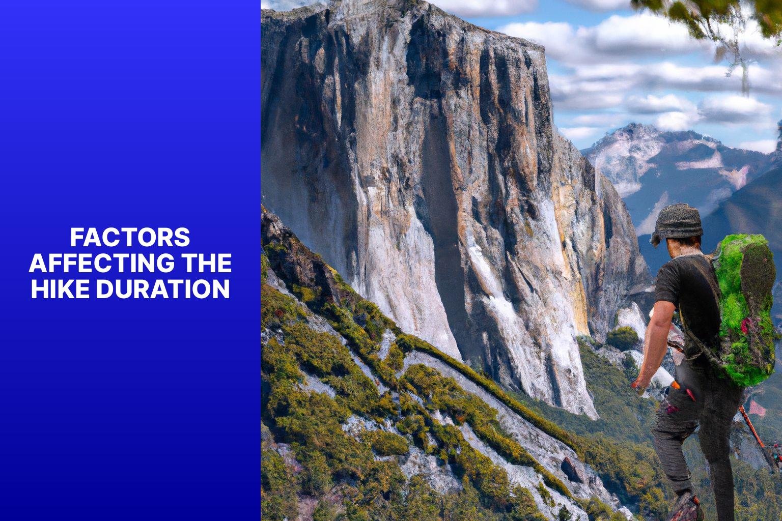 Factors Affecting the Hike Duration - How Long Does It Take to Hike El Capitan 