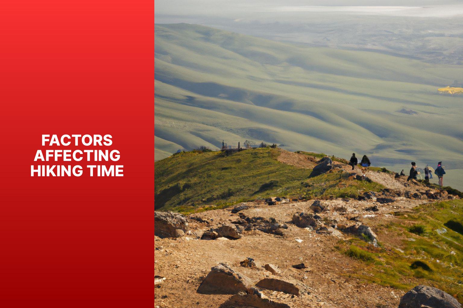 Factors Affecting Hiking Time - How Long Does It Take to Hike Mission Peak 