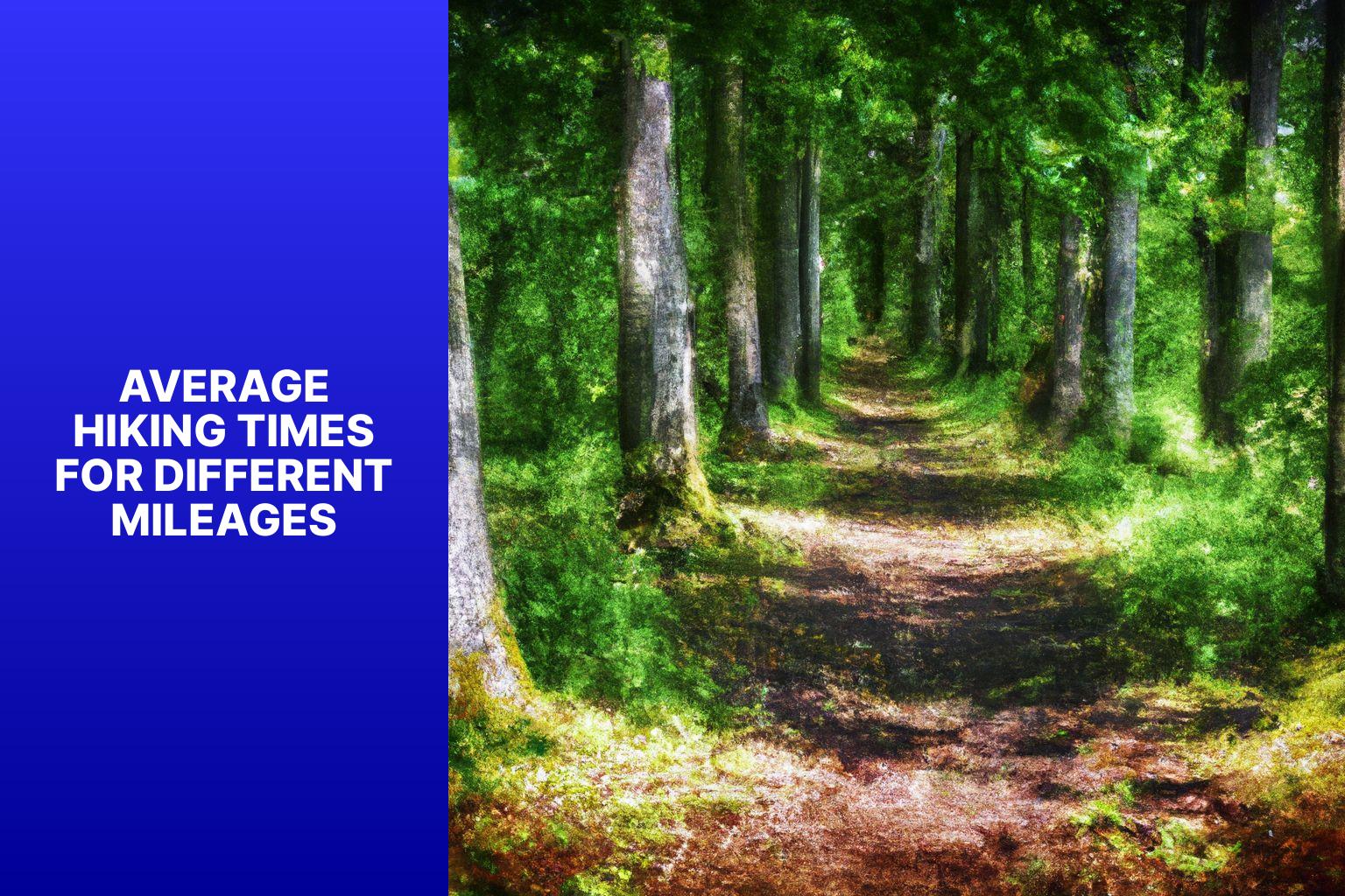 Average Hiking Times for Different Mileages - How Long Does It Take to Hike 