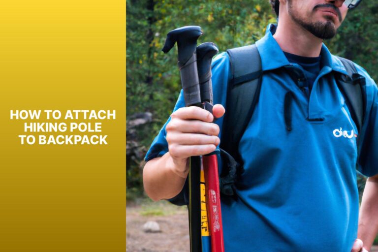 How to Attach Hiking Pole to Backpack