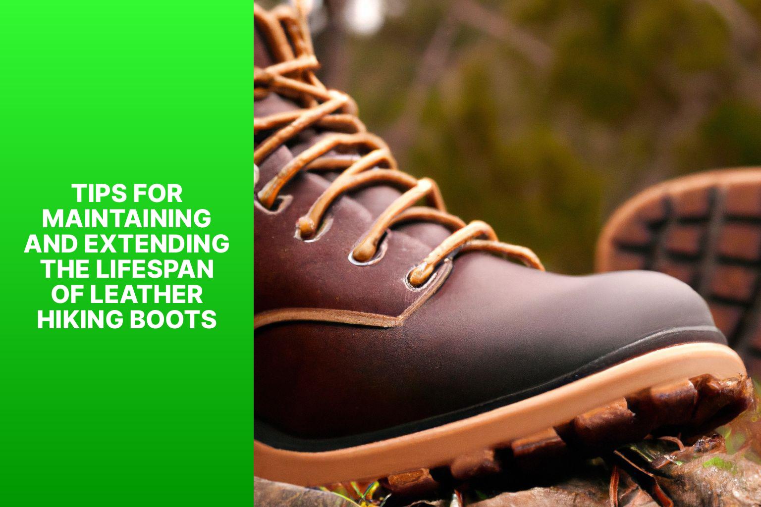 Tips for Maintaining and Extending the Lifespan of Leather Hiking Boots - How to Clean Leather Hiking Boots 
