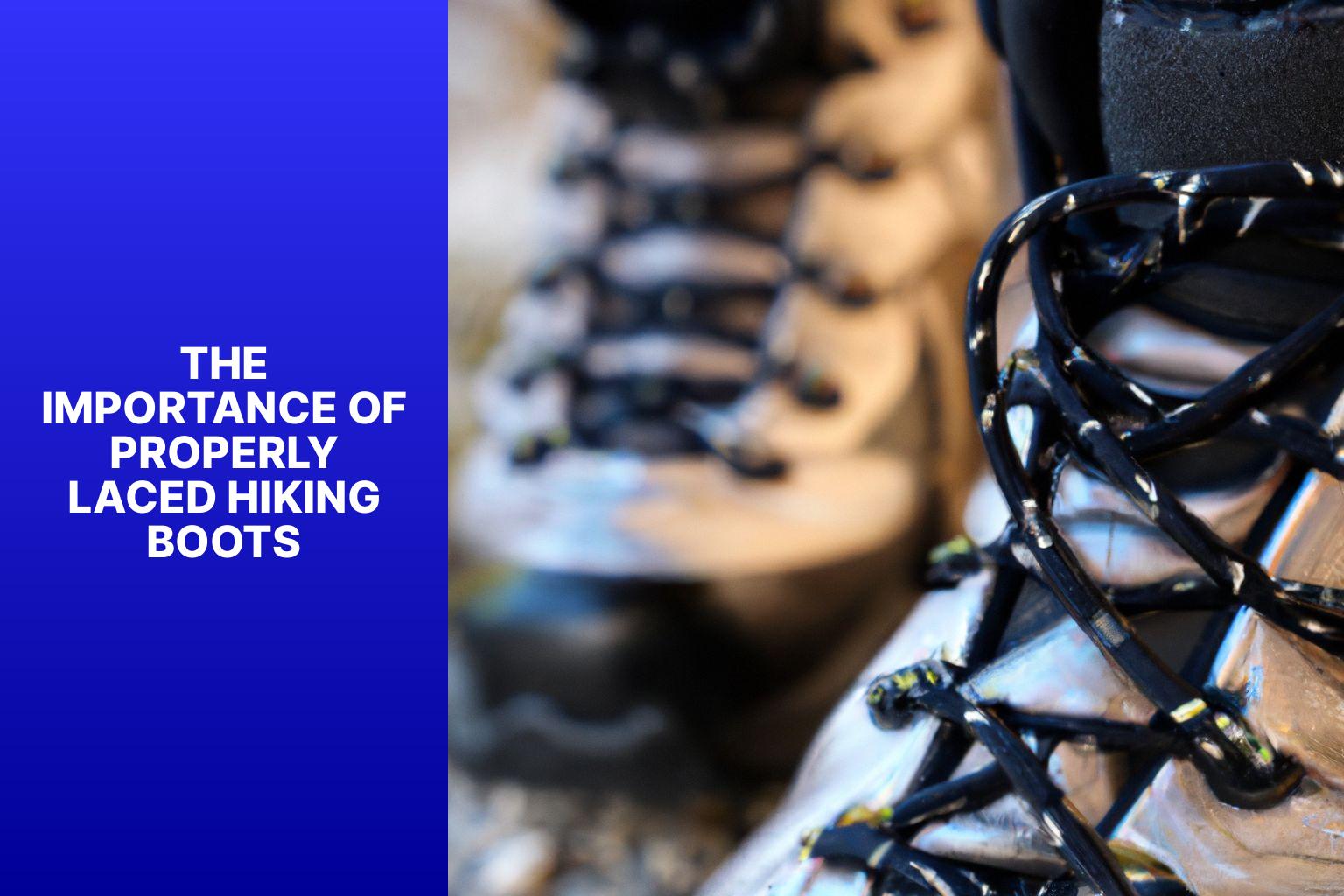 The Importance of Properly Laced Hiking Boots - How to Lace Hiking Boots to Prevent Toe Pain 