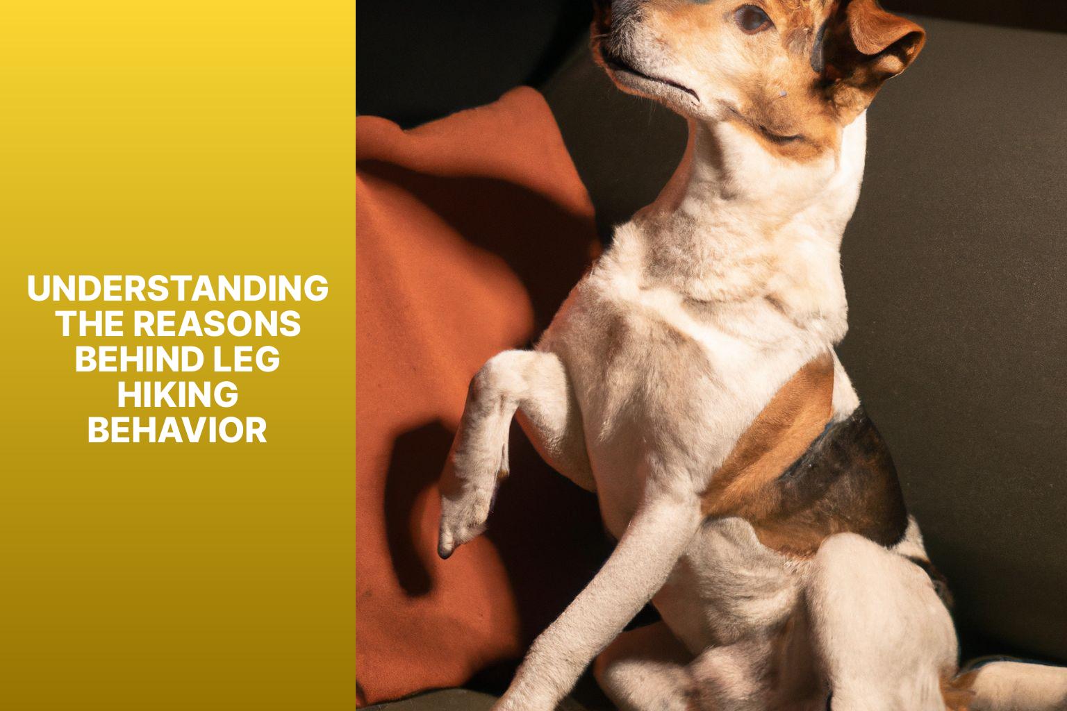 Understanding the Reasons behind Leg Hiking Behavior - How to Stop Dog From Hiking Leg in House 