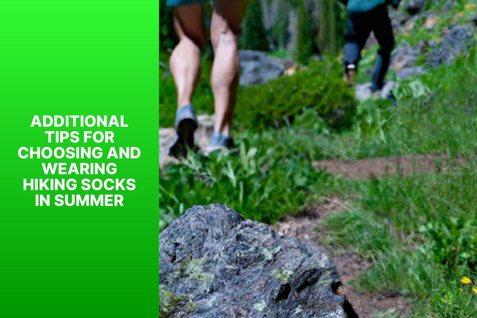 Additional Tips for Choosing and Wearing Hiking Socks in Summer - What Socks to Wear Hiking in Summer 