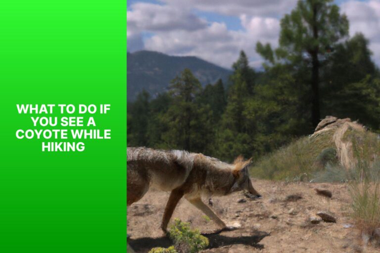 What to Do if You See a Coyote While Hiking