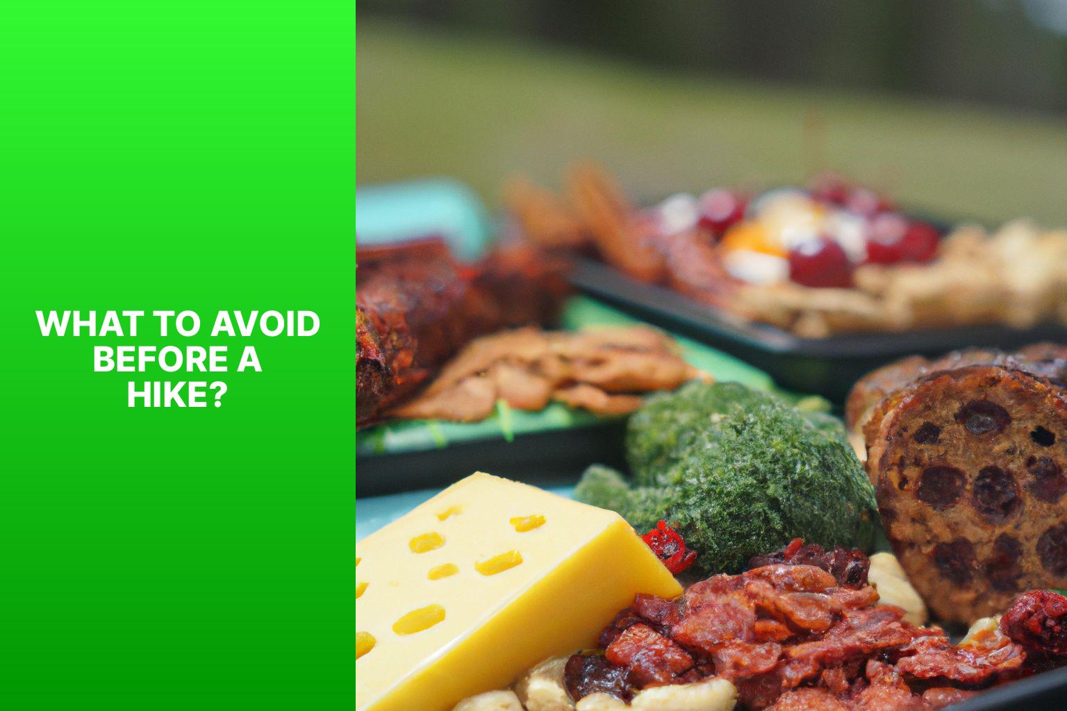 What to Avoid Before a Hike? - What to Eat Before a Hike 