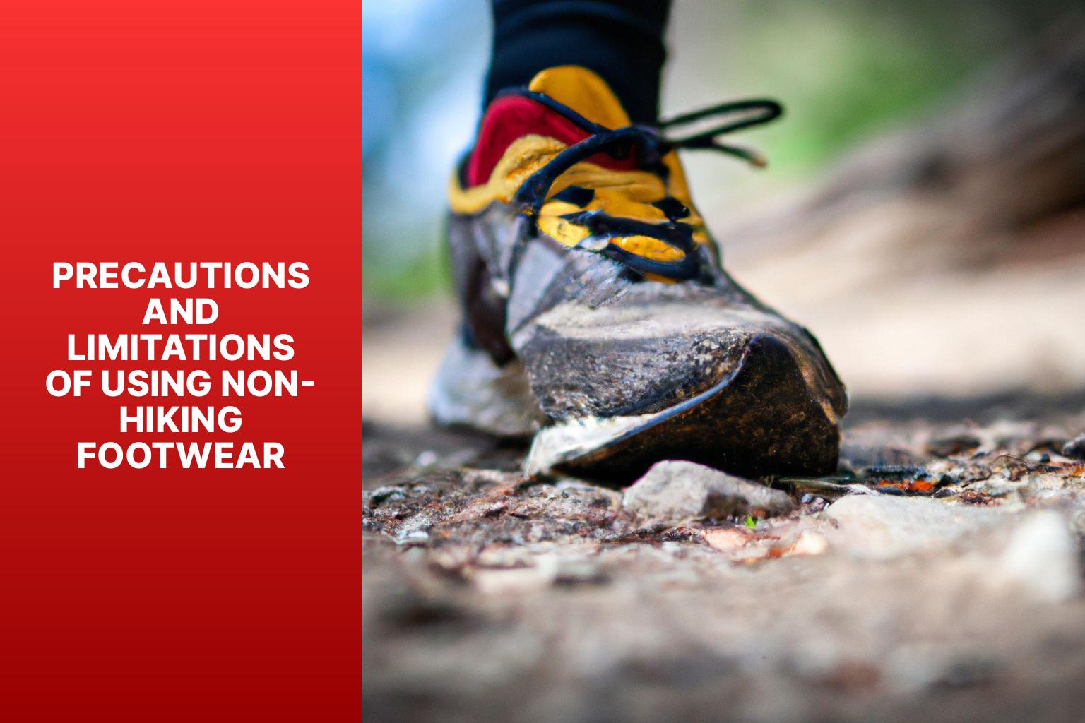 Precautions and Limitations of Using Non-Hiking Footwear - What to Wear if You Don